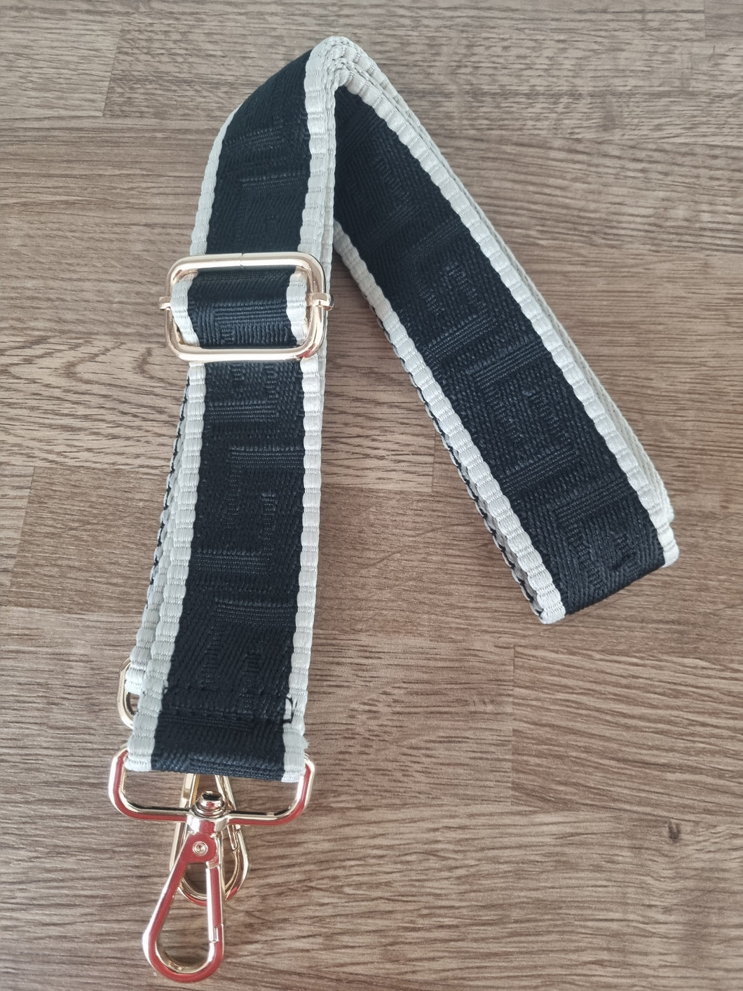 Black & Nude Bag Strap