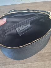 Load image into Gallery viewer, Black Medium Leather Bum Bag &amp; Extra Strap
