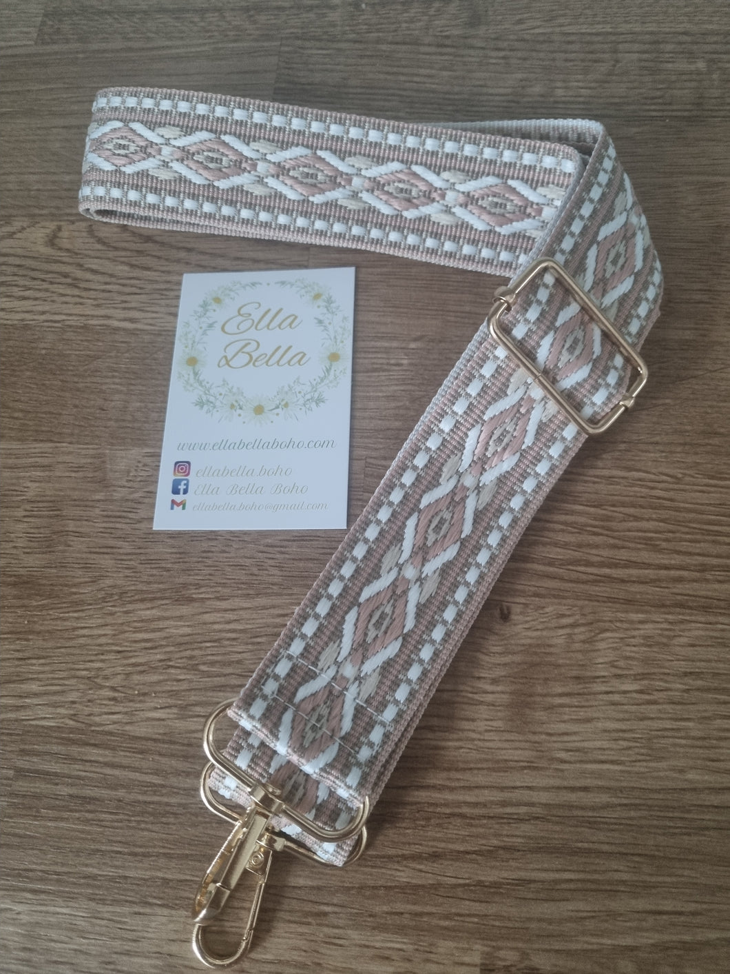 Pink & Beige strap