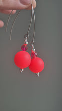 Load and play video in Gallery viewer, Coral Beauty Earrings - Silver Stainless
