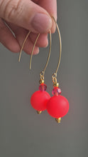 Load and play video in Gallery viewer, Pre order - Coral Beauty Earrings - Gold Stainless
