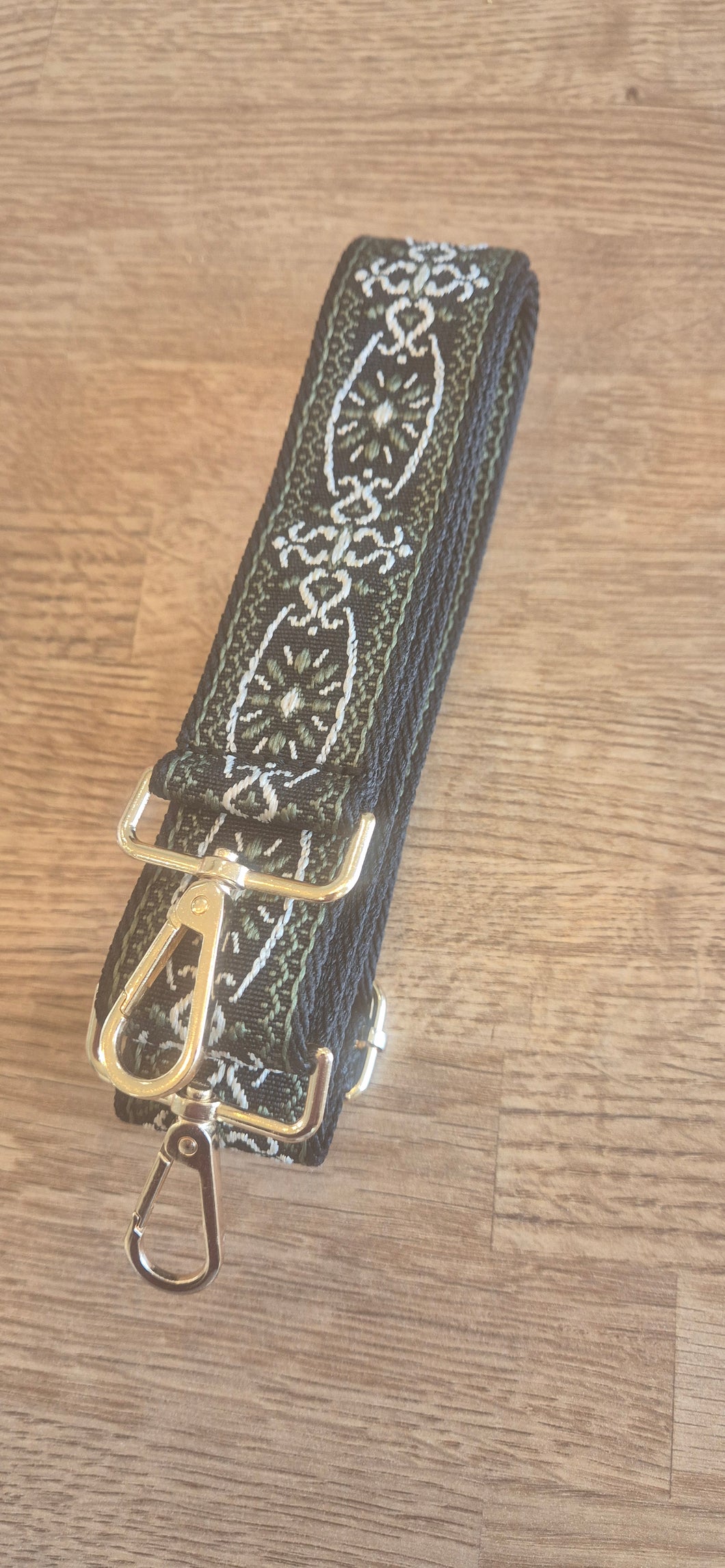 Khaki & Black Strap