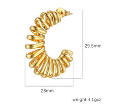 Load image into Gallery viewer, Spring Gold Hoops
