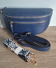 Load image into Gallery viewer, Navy Crossbody Bum Bag &amp; FREE extra strap
