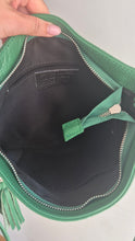 Load image into Gallery viewer, Green leather bag
