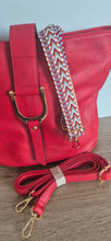 Load image into Gallery viewer, Red 'Ellen' Bag &amp; FREE extra strap
