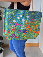 Load image into Gallery viewer, Floral Canvas Tote
