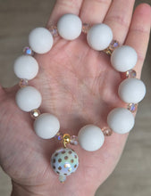 Load image into Gallery viewer, Cream Polkadot Bracelet
