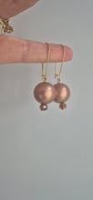 Load image into Gallery viewer, Rose Gold Matte Earrings
