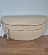 Load image into Gallery viewer, Italian Leather Double Zip Bum Bag
