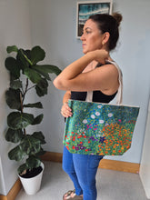 Load image into Gallery viewer, Floral Canvas Tote
