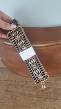 Load image into Gallery viewer, Black &amp; Camel Strap
