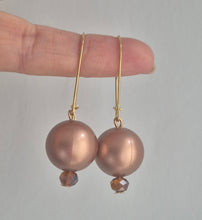 Load image into Gallery viewer, Rose Gold Matte Earrings
