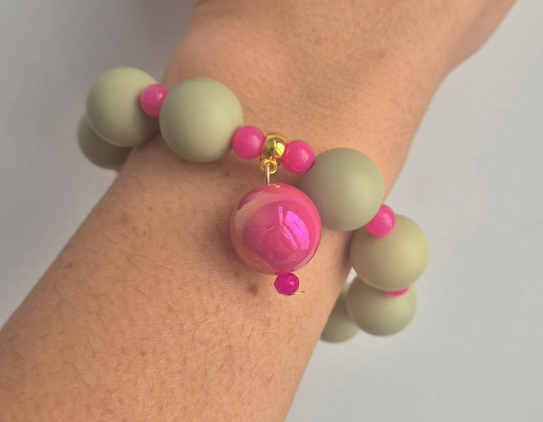 Olive & Pink