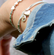 Load image into Gallery viewer, Double Heart Charm Bracelet
