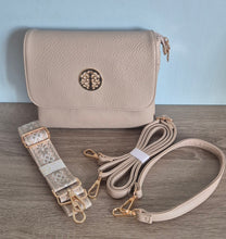 Load image into Gallery viewer, Beige 'Lucy' Bag &amp; FREE extra strap

