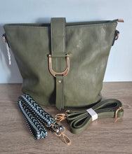 Load image into Gallery viewer, Forest Green 'Ellen' Bag &amp; FREE extra strap
