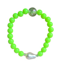 Load image into Gallery viewer, Neon Pearls (available in neon green &amp; Yellow)

