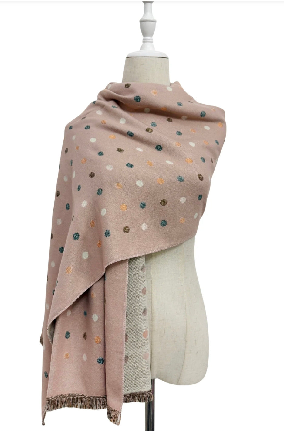 Soft Pink Polka