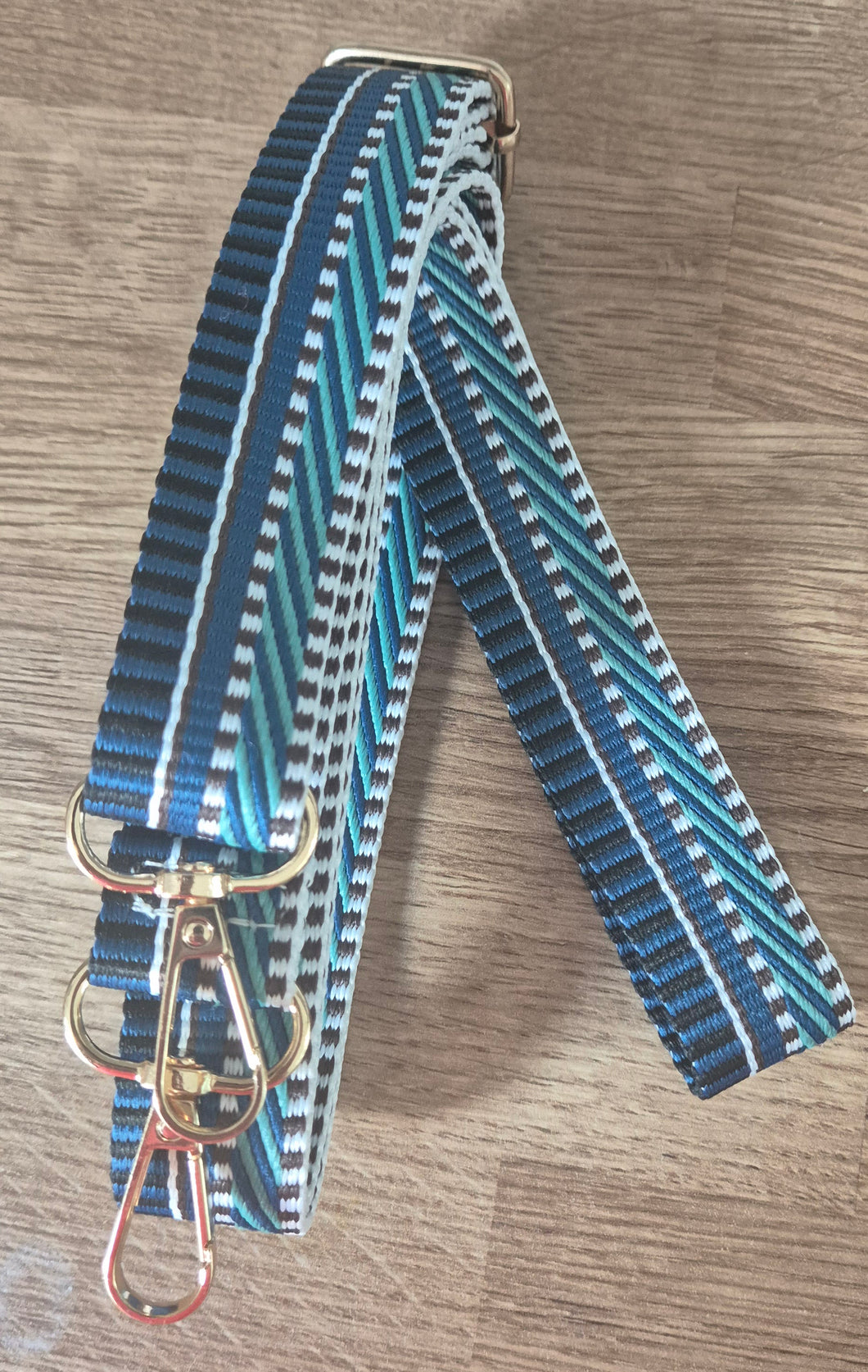 Teal & Blue Aztec Strap
