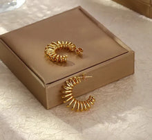 Load image into Gallery viewer, Spring Gold Hoops
