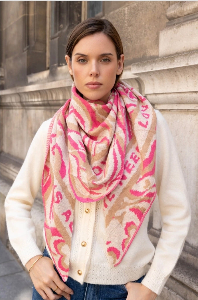 Pink & Beige