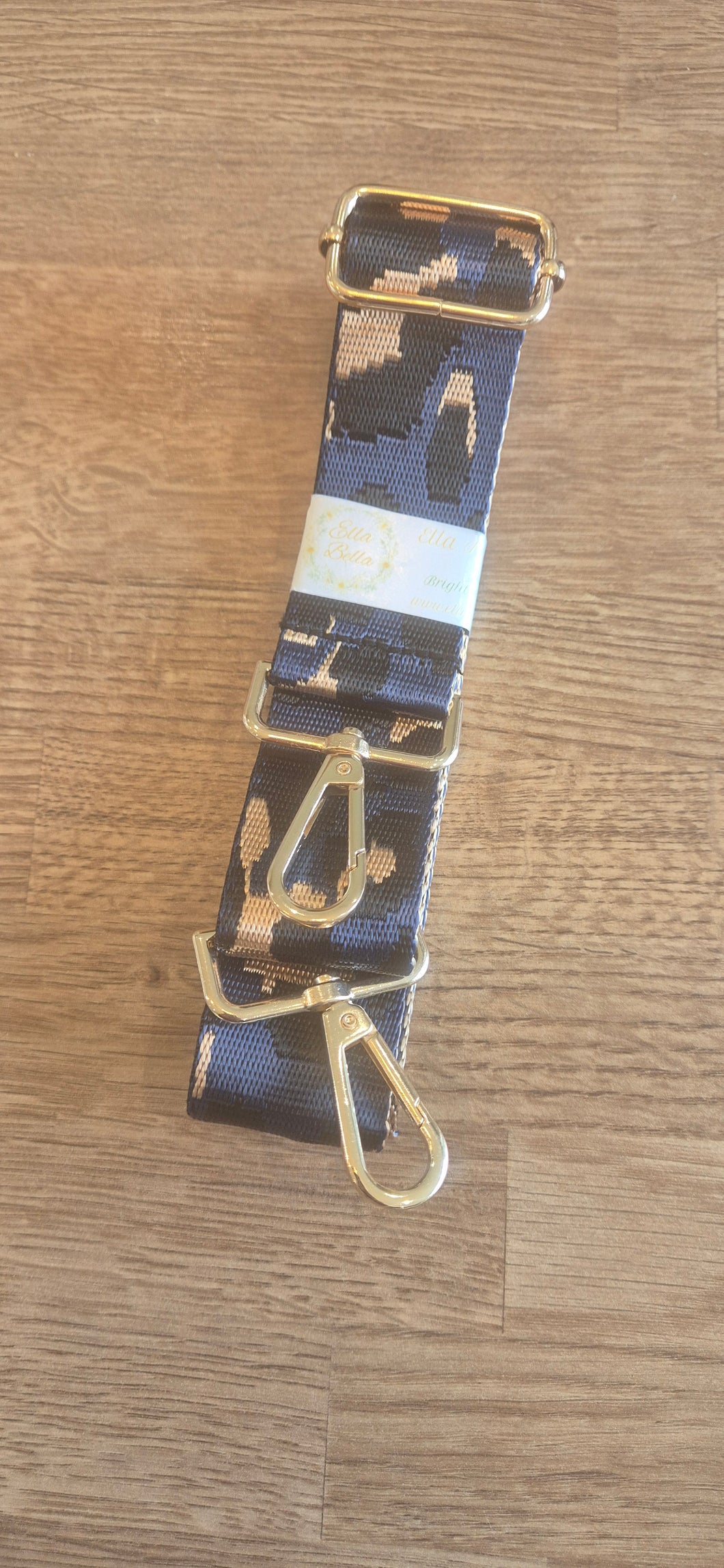 Navy Leopard Strap