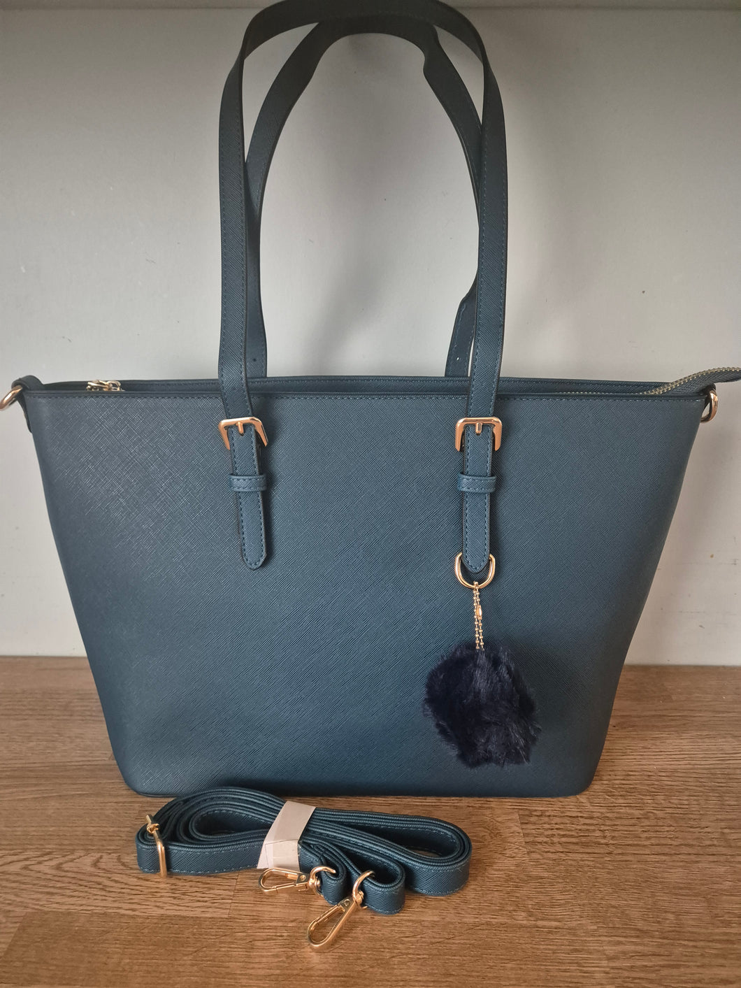 Large Teal Tote Bag