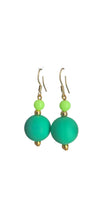 Load image into Gallery viewer, Apple &amp; Neon Earrings
