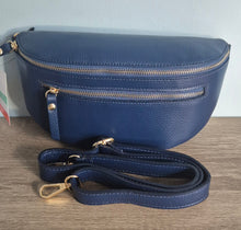 Load image into Gallery viewer, Navy Crossbody Bum Bag &amp; FREE extra strap

