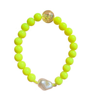 Load image into Gallery viewer, Neon Pearls (available in neon green &amp; Yellow)
