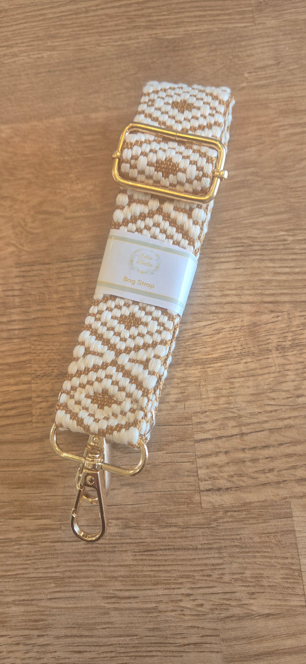 Beige Textured Strap
