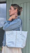 Load image into Gallery viewer, Large Metallic Soft Tote Bag

