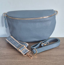 Load image into Gallery viewer, Denim Crossbody Bum Bag &amp; FREE extra strap
