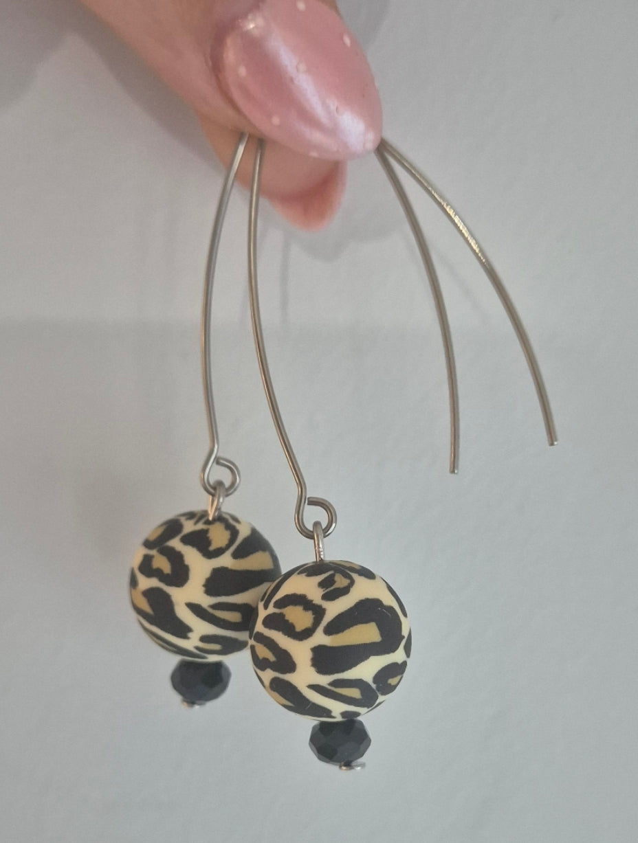 Leopard Earrings (available in Gold & Silver)