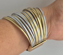 Load image into Gallery viewer, Gold &amp; Silver Wrap Bracelet
