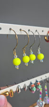 Load image into Gallery viewer, Neon yellow Balloon Hoops
