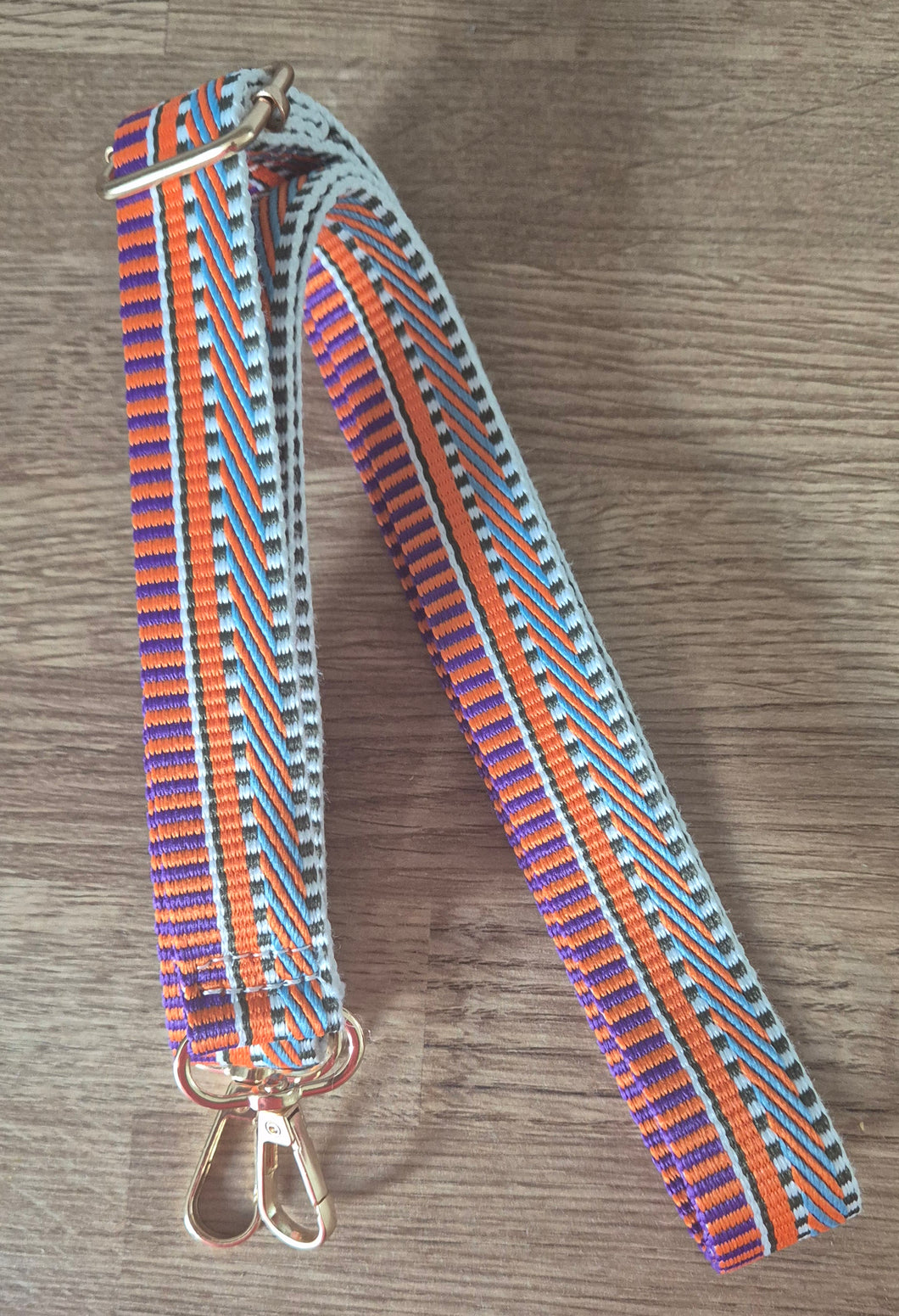 Orange Aztec Strap