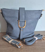 Load image into Gallery viewer, Denim 'Ellen' Bag &amp; FREE extra strap
