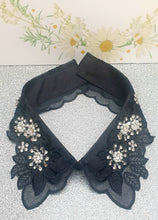 Load image into Gallery viewer, Embroidered Collar (Black &amp; White Available)

